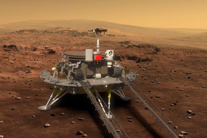 China successfully lands rover on Mars