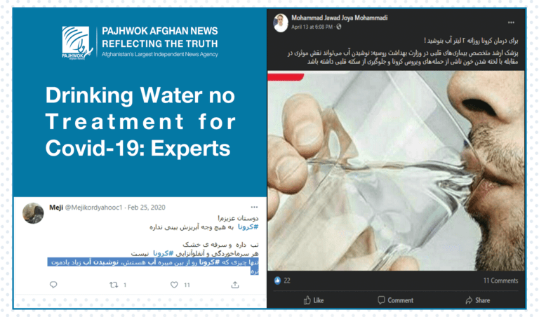 Drinking water no treatment for Covid-19: Experts