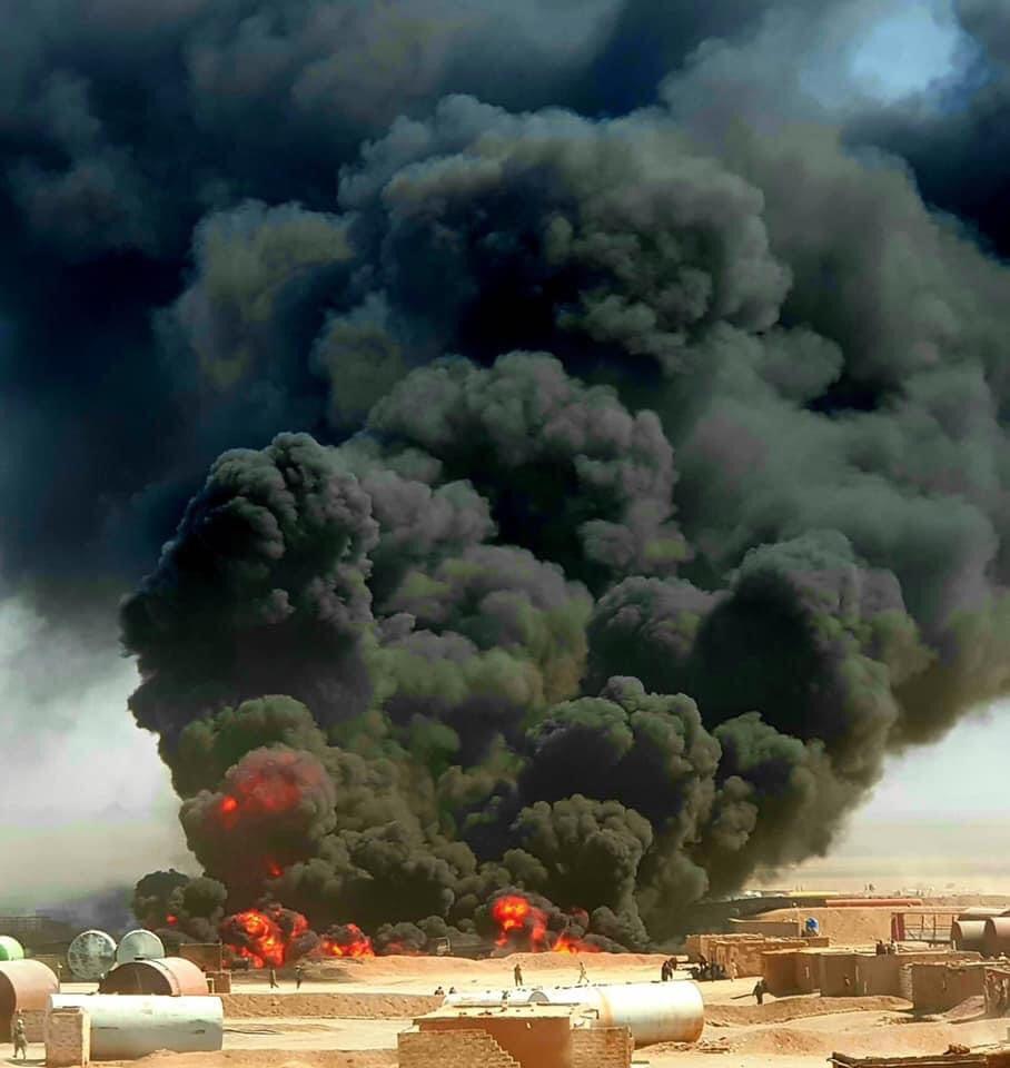 طی دو ماه برای بار سوم در بندر شیخ ابونصر فراهی آتشسوزی رخ داد