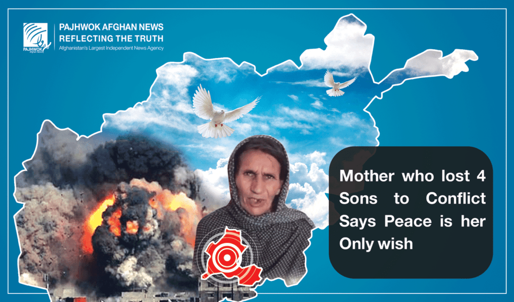 Mother who lost 4 sons to conflict says peace is her only wish