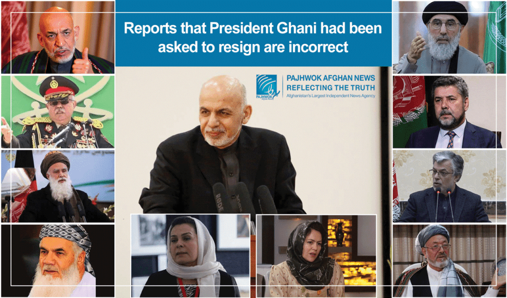 Politicians not requested President Ghani to resign