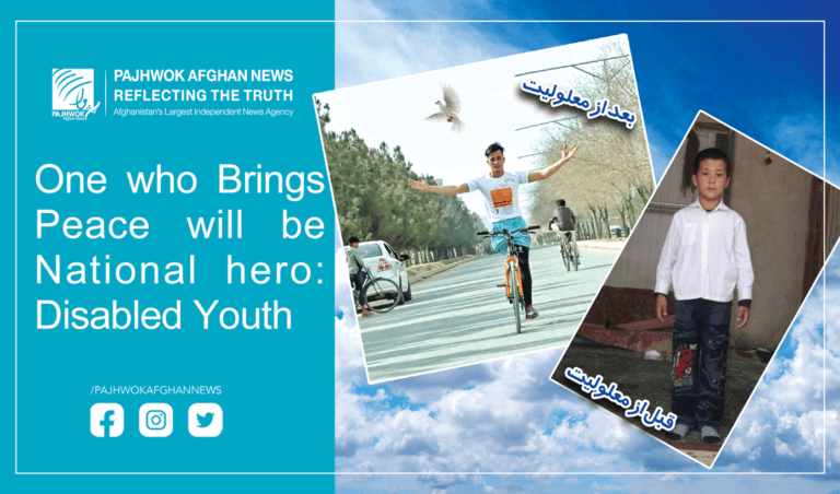 One who brings peace will be national hero: Disabled youth