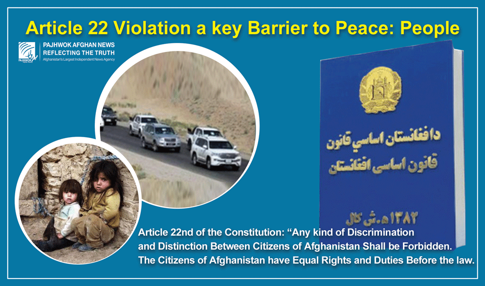 Article 22 violation a key barrier to peace: People