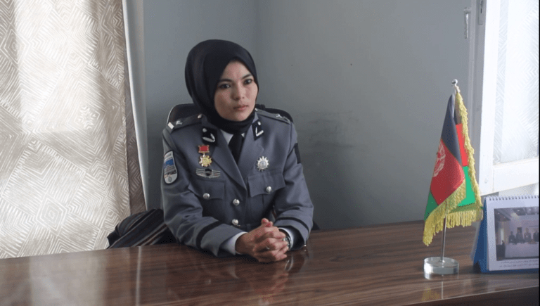 برای نخستین باز در جوزجان، یک خانم به حیث آمر حوزه امنیتی تقرر یافت