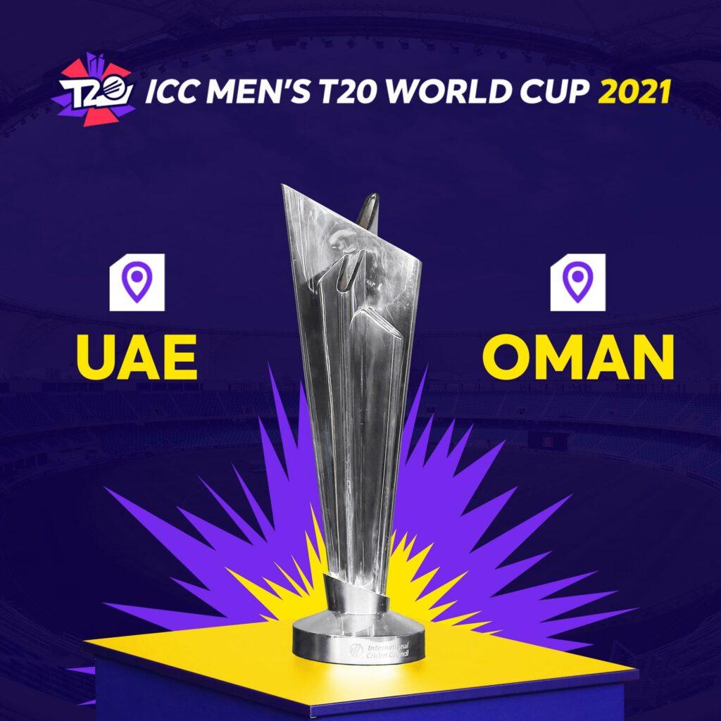 Men’s ICC T20WC to be held in UAE, Oman