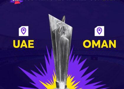 Men’s ICC T20WC to be held in UAE, Oman