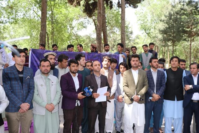 اعتراض کنندگان در کابل خواستار برکناری و محاکمۀ والی بدخشان شدند