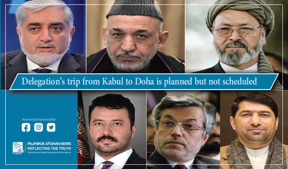 Delegation’s trip from Kabul to Doha is planned but not scheduled