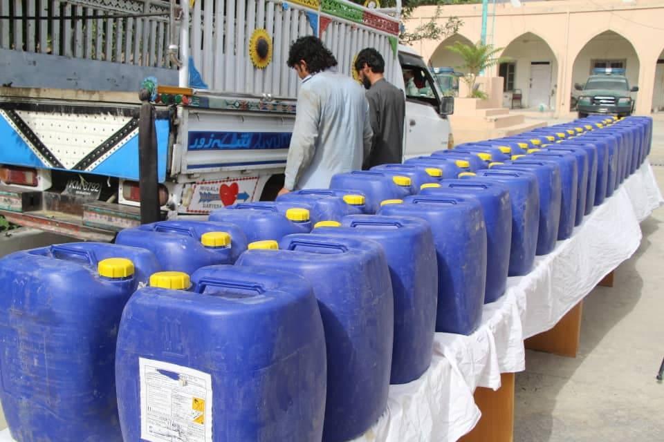 خوست کې ١٢٠٠ ليتره الکولي مشروبات نيول شوي