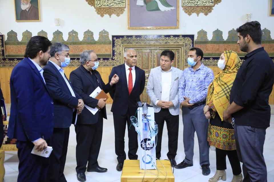Herat students develop oxygen-producing device