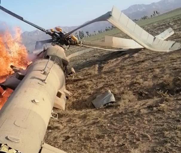 3 killed as AAF chopper crashes in Maidan Wardak