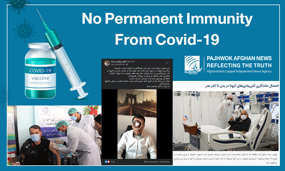 No permanent immunity from Covid-19
