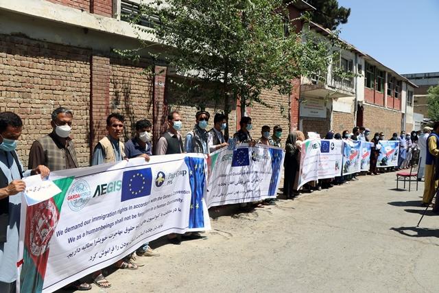 Ex-Afghan workers demand asylum in European countries