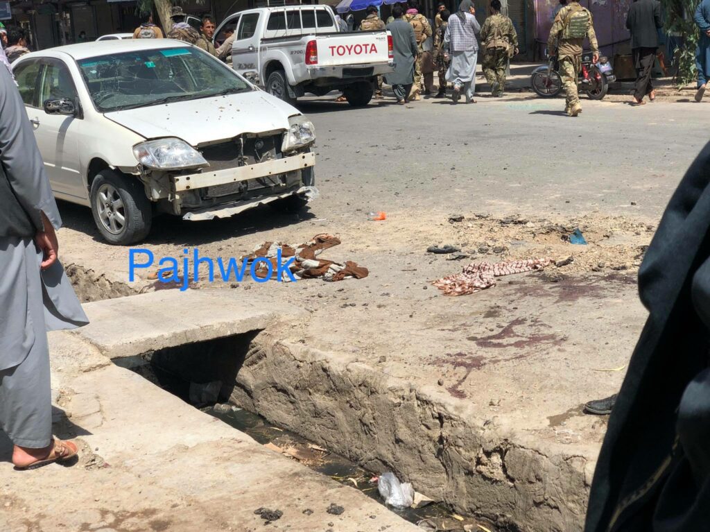 Six civilians injured in Farah roadside bombing