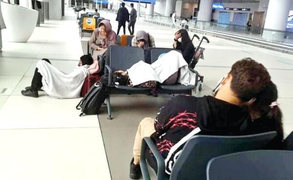 Family from Herat stuck at Istanbul airport for 3 weeks