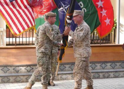 Top US general in Afghanistan hands over command