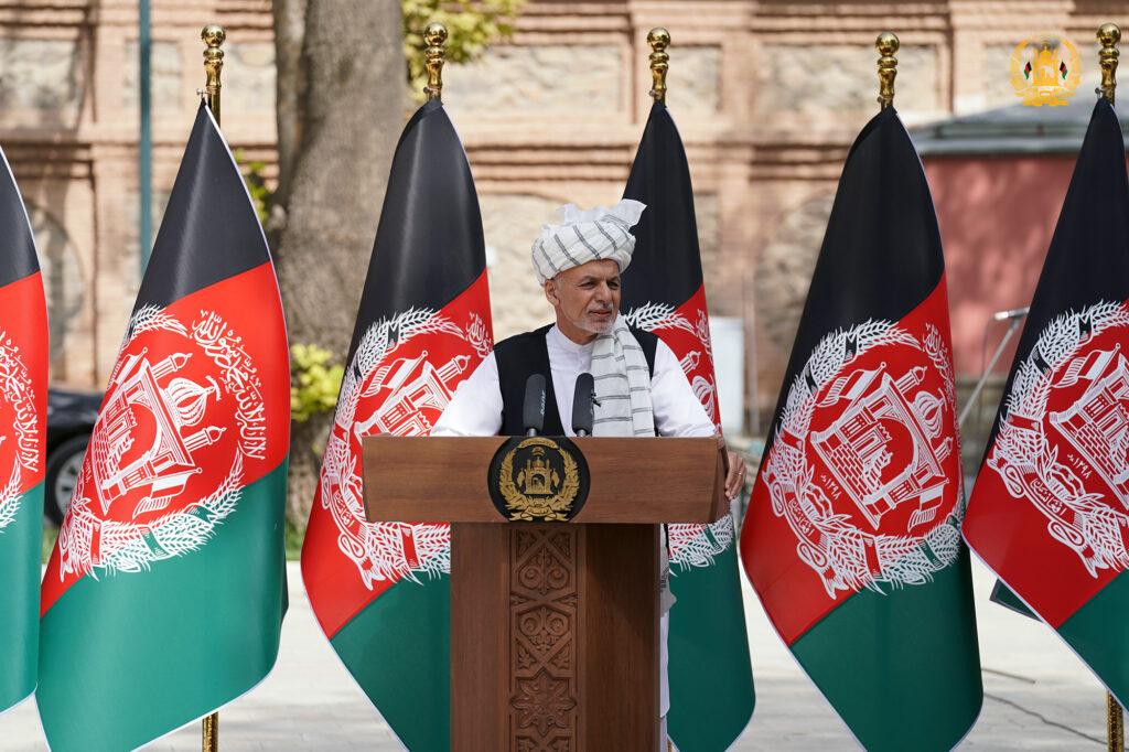 غنی : تسلیم طرح های بربادی افغانستان نمی شویم