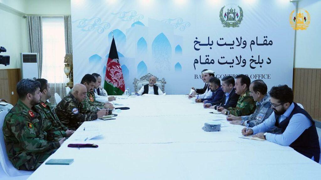 Ghani in Balkh to review security situation in north
