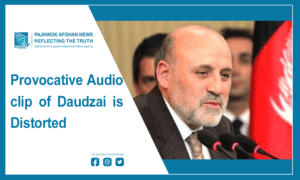 Daudzai’s audio clip about north security distorted