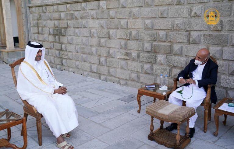 د قطر امیر ولسمشر غني ته ځانګړی لیک رالېږلی