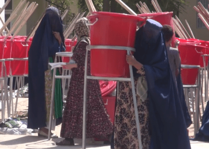 Agriculture tools distributed among tens of Jawzjan women