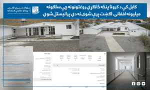 کابل کې د کرونا پنځه ځانګړي روغتونونه چې سلګونه میلیونه افغانۍ لګښت پرې شوی نه دي پرانیستل شوي