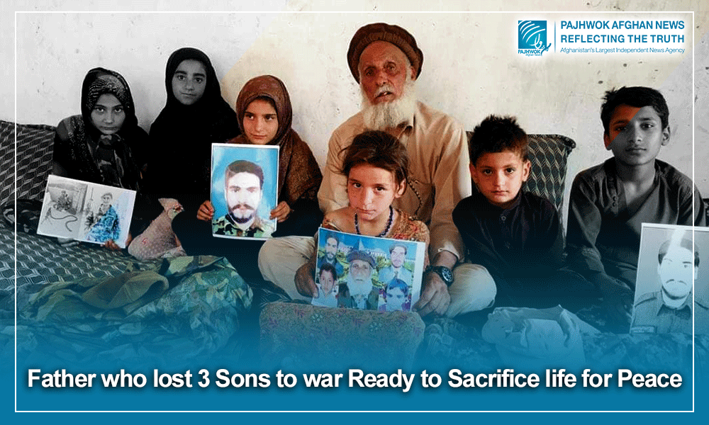 Father who lost 3 sons to war ready to sacrifice life for peace