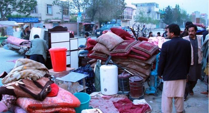 Business of used items boom as many fleeing people sell belongings