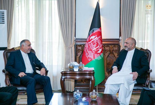 FM, Iranian envoy discuss situation in Afghanistan
