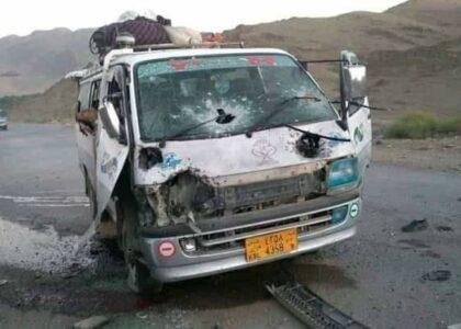 5 civilians killed in Maidan Wardak mini bus attack