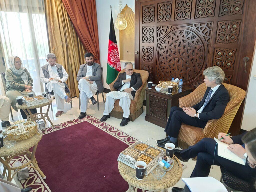 Govt peace team meets German envoy in Qatar