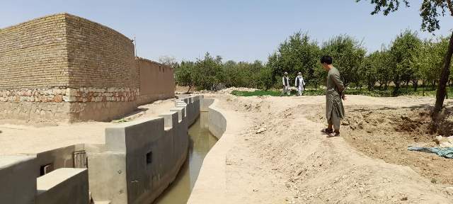 ۲۷ کیلومتر کانال آب زراعتی در سمنگان ساخته شد