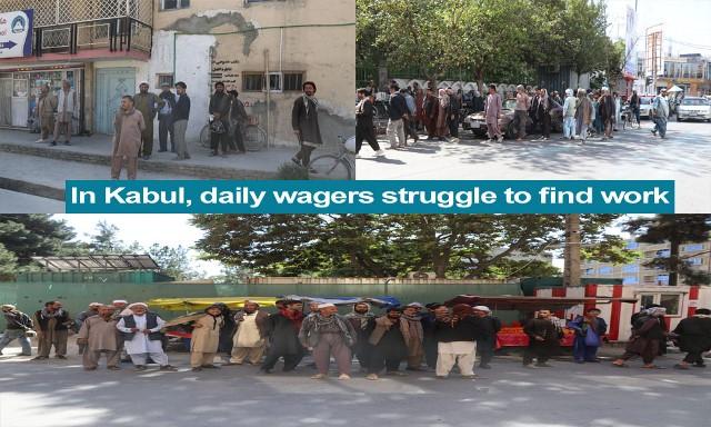 In Kabul, daily wagers struggle to find work