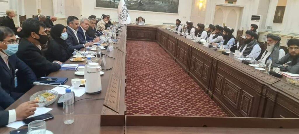 UN delegation meets acting PM Hassan in Kabul
