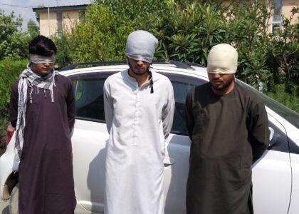 Taliban detain 3 car-lifters in Khost
