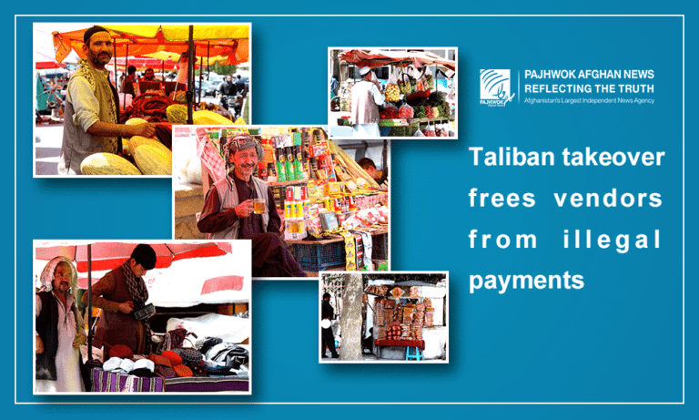 Taliban takeover frees vendors from illegal payments