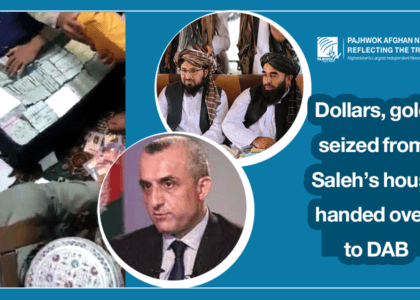 Dollars, gold seized from Saleh’s house handed over to DAB