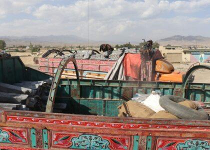 17 trucks with ammunition, scrap metals seized in Paktika