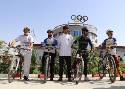 Cycling journey to 5 provinces kicks off