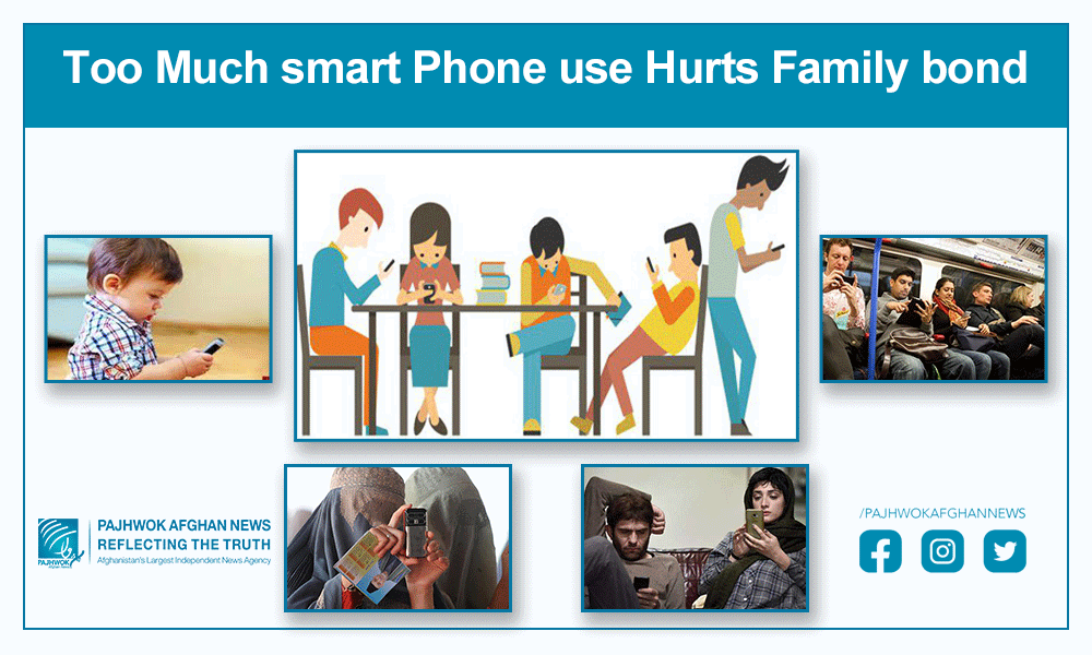 Too much smart phone use hurts family bond
