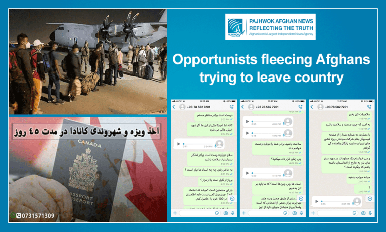 Opportunists fleecing Afghans trying to leave country