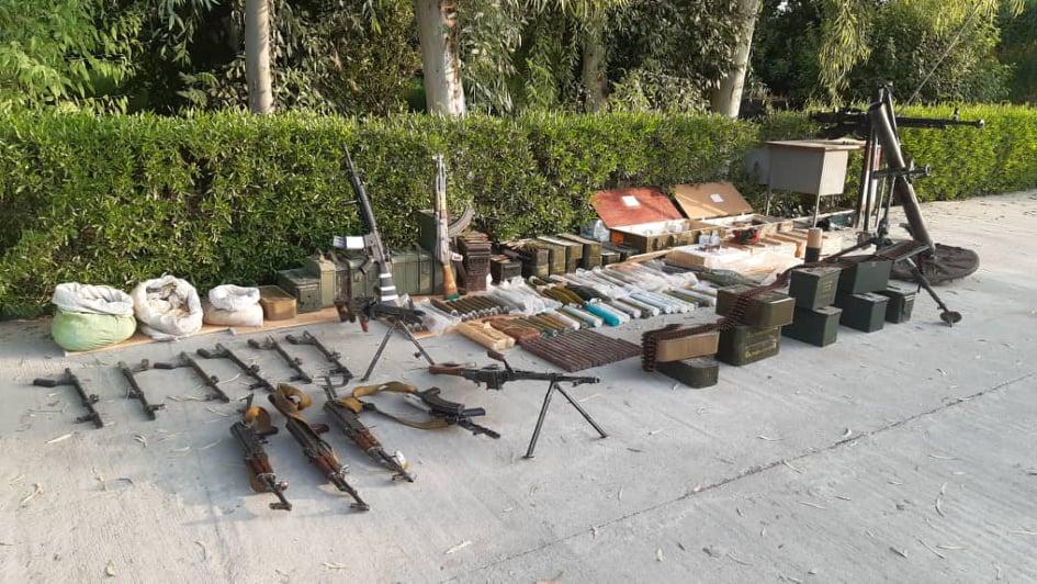 Weapon cache recovered in Nangarhar Momandara
