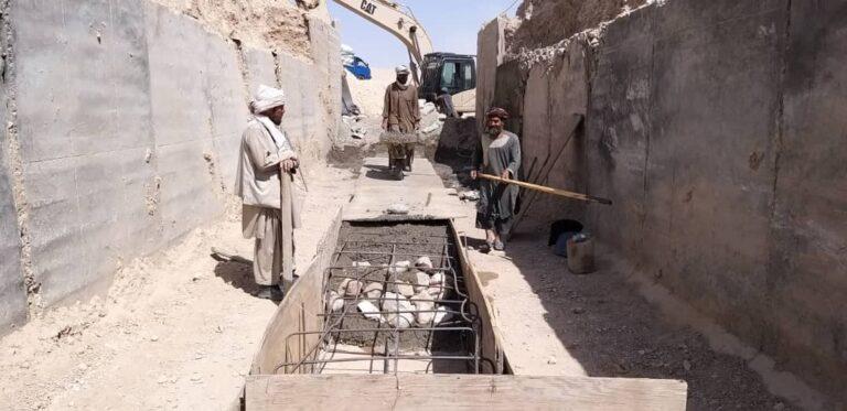 Damaged bridges being rebuilt in Kandahar
