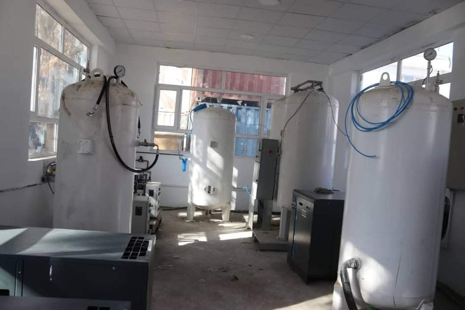 Oxygen producing plant installed in Helmand
