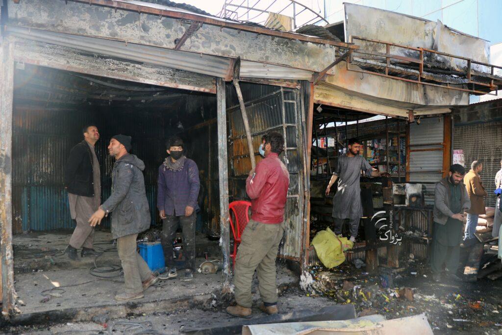متضررین آتش سوزی دیروز در مندوی کابل خواستار کمک شدند