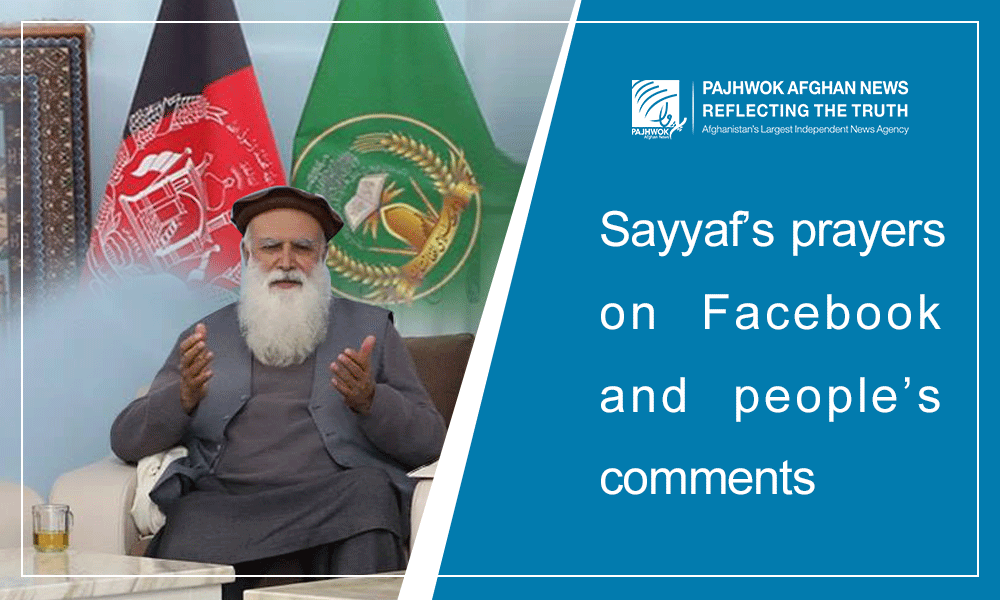 Sayyaf’s prayers on Facebook and people’s comments