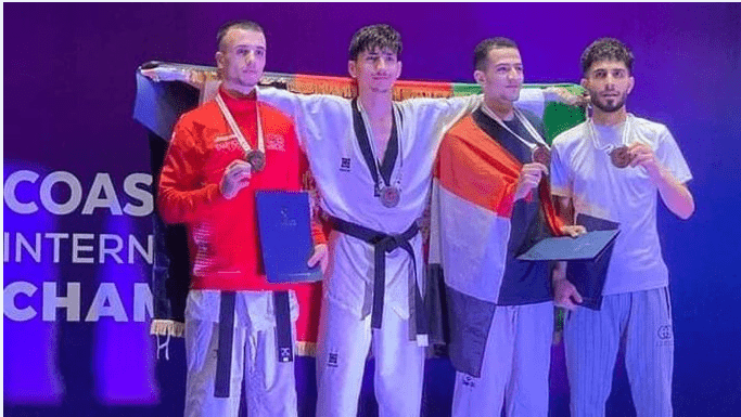 یک بازیکن تکواندوی افغان در رقابت های «جی ون» مدال طلا کسب کرد