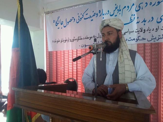 Badghis elder vows to work for dispute resolution