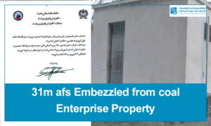 31m afs embezzled from coal enterprise property