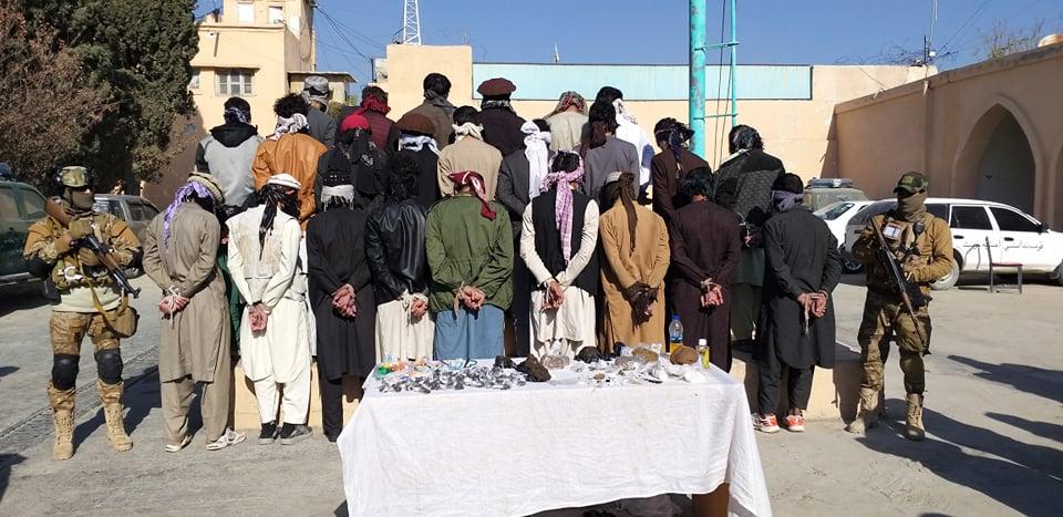 23 held on robbery, drug sale charges in Khost
